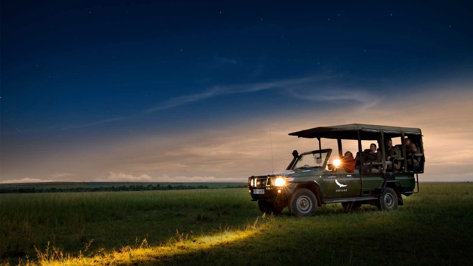 Are night game drives allowed in a national park?