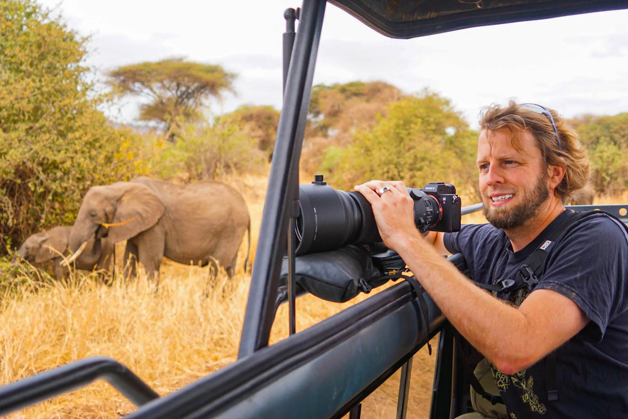 Can I charge camera batteries on safari?