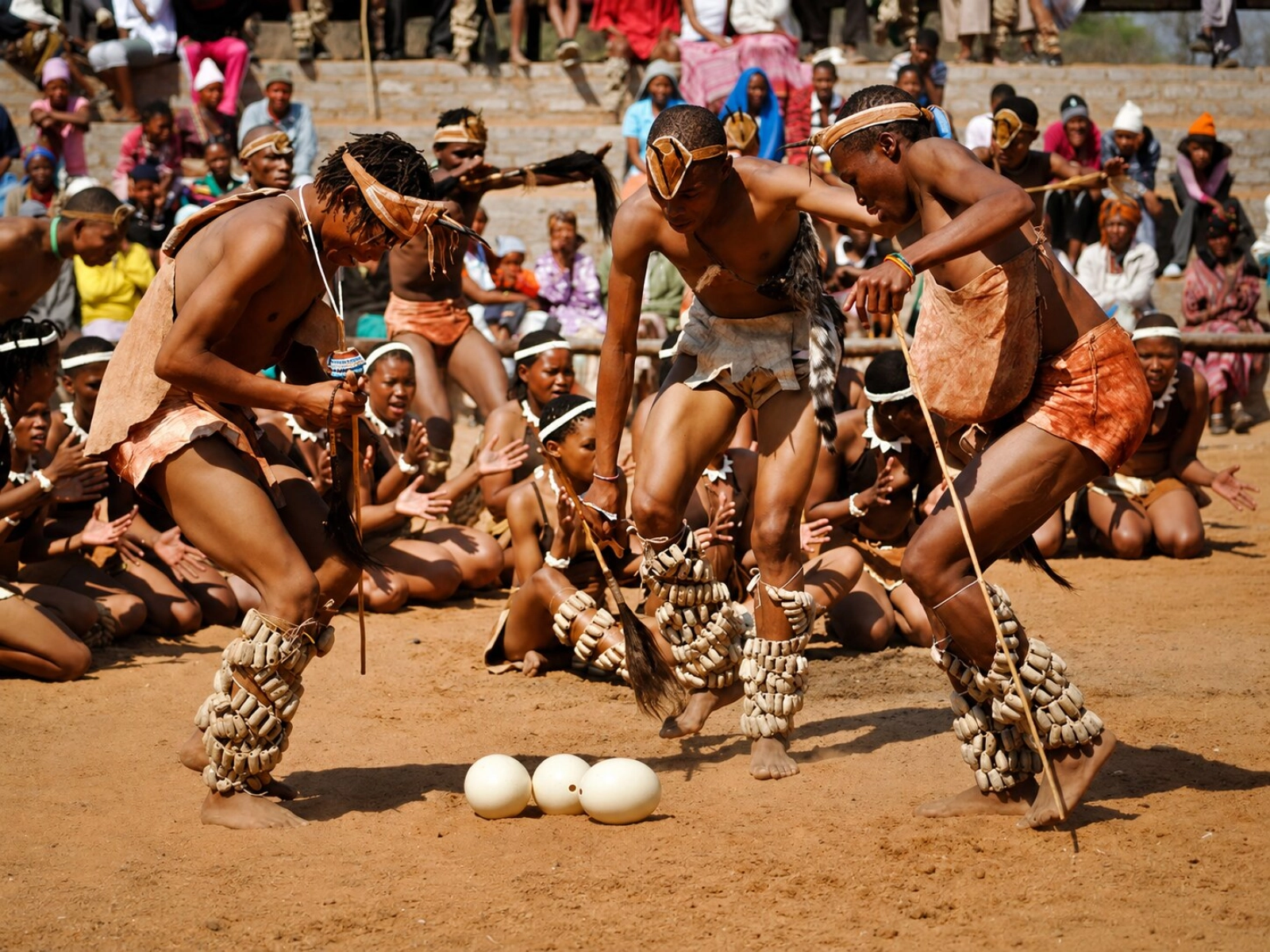 Cultural safari visit in Botswana