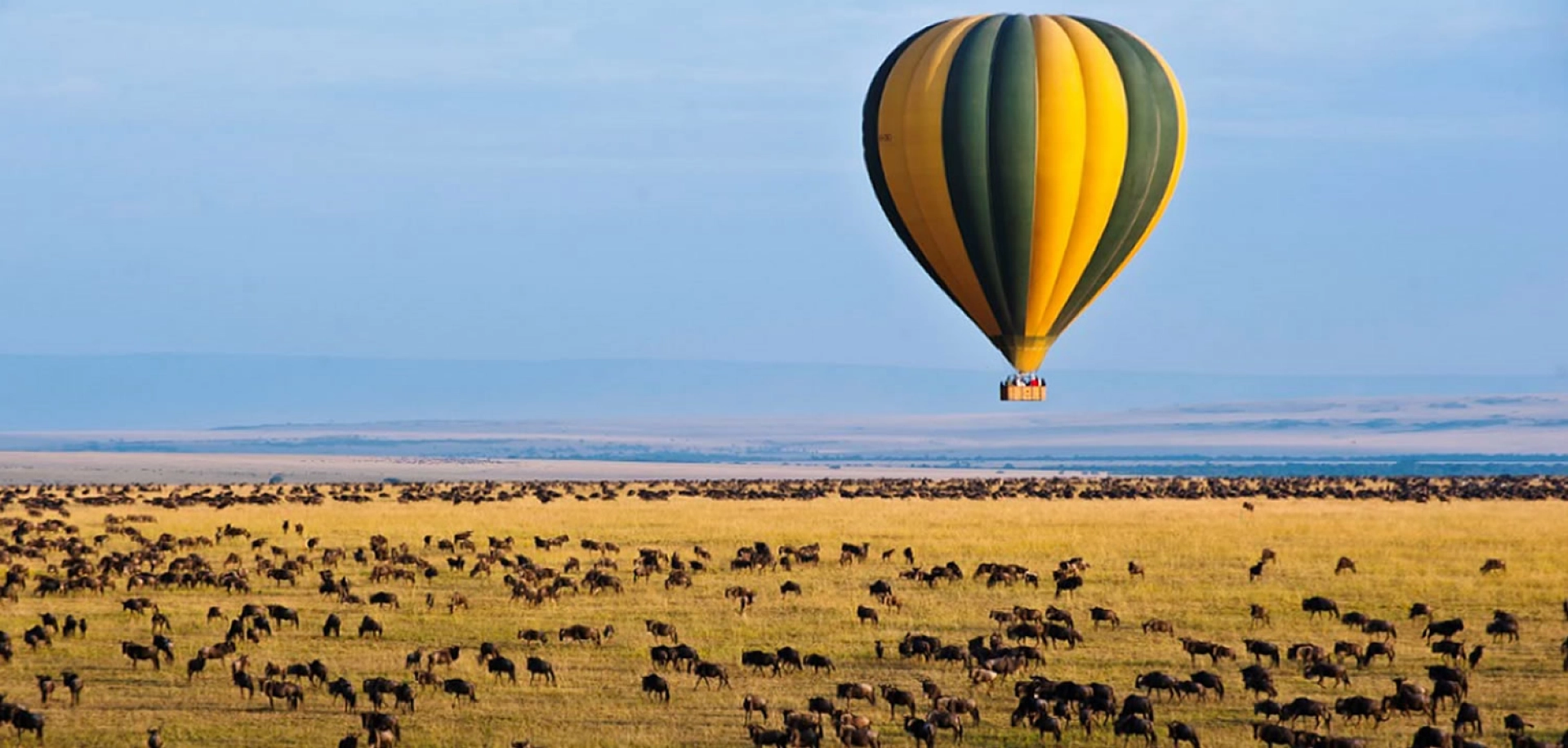 How much does a hot-air balloon safari cost?