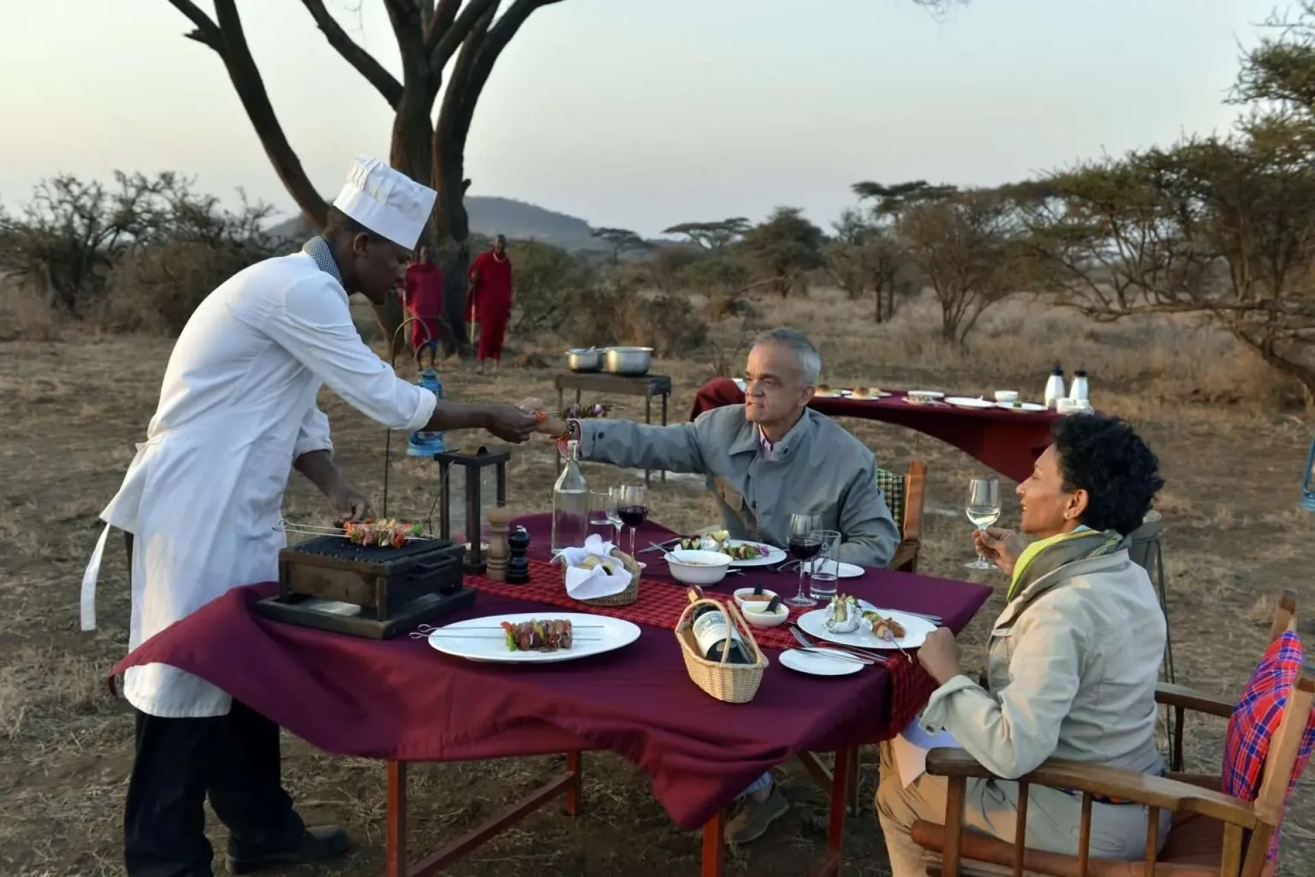 How much does an African safari cost for two people?