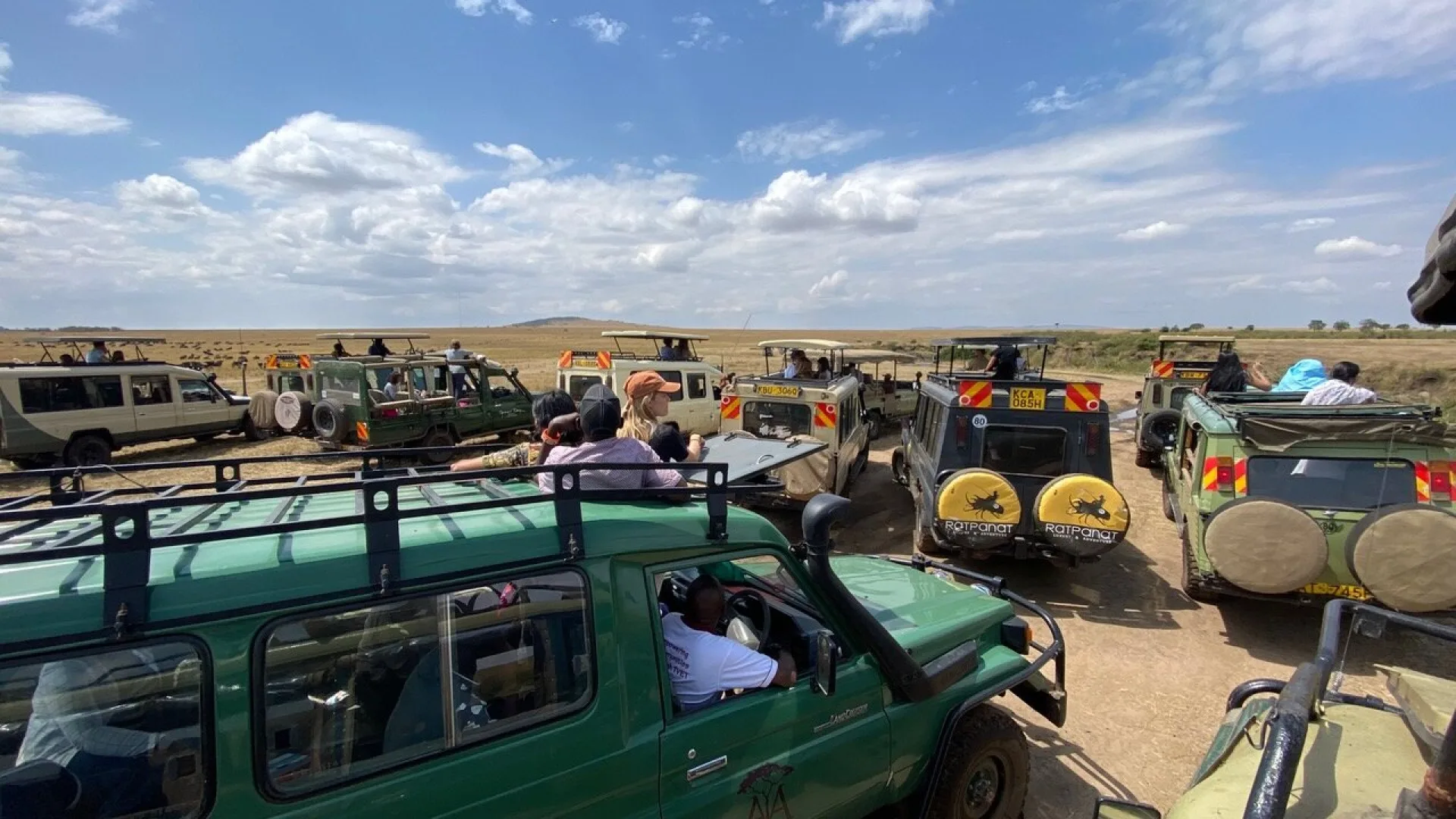 Is safari crowded during school holidays?