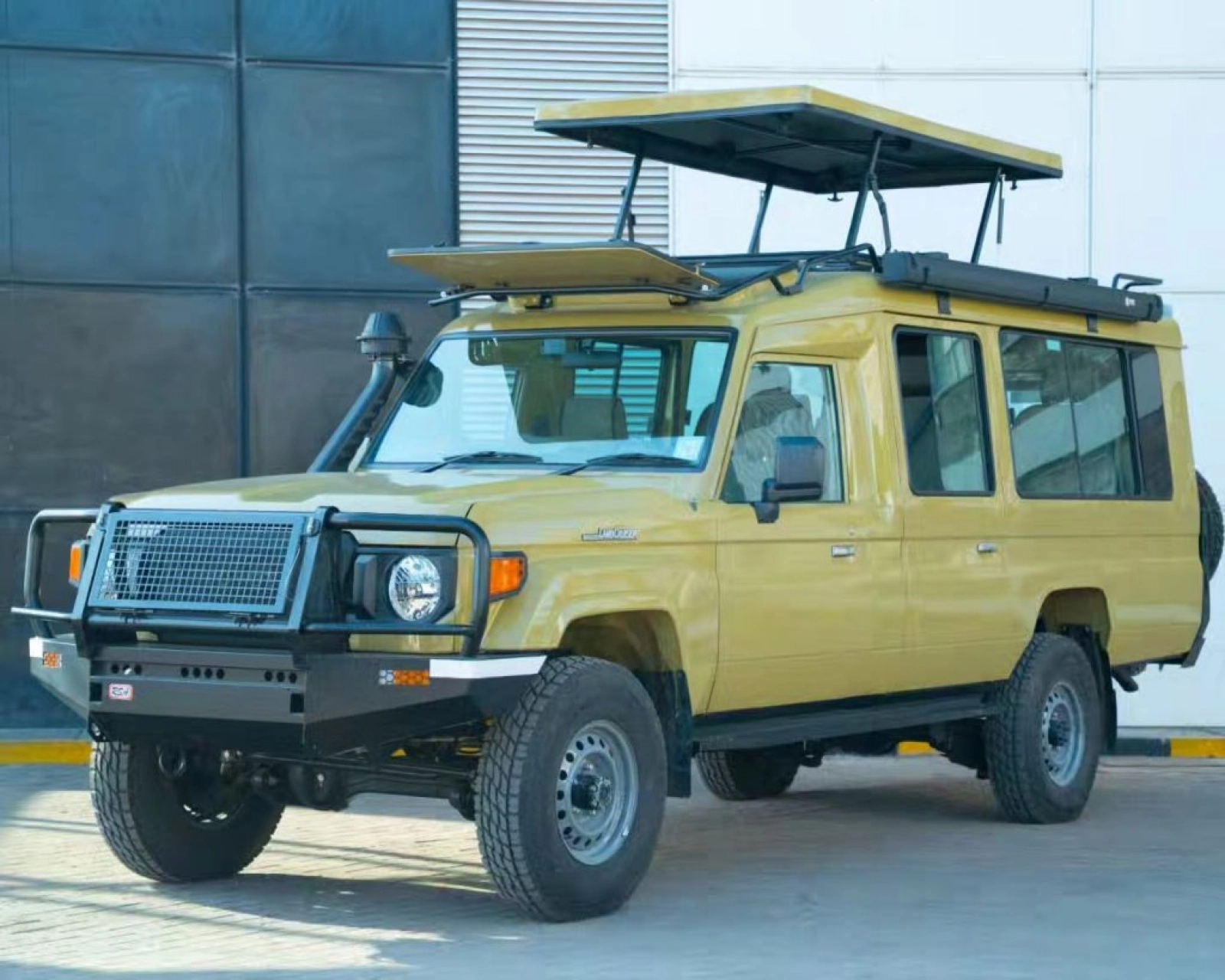 Private safari vehicle in East Africa