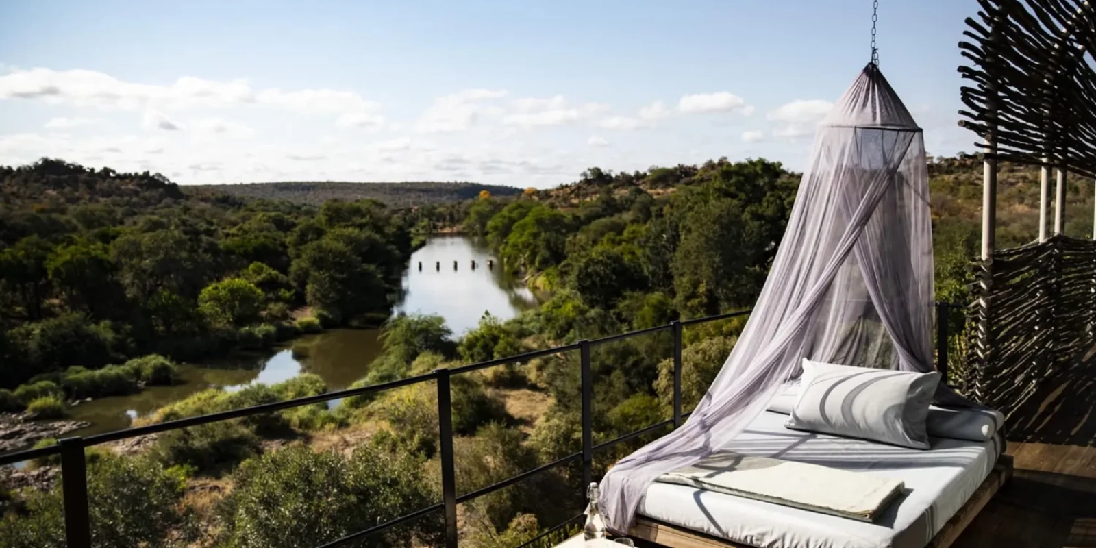 Safari lodge in Africa