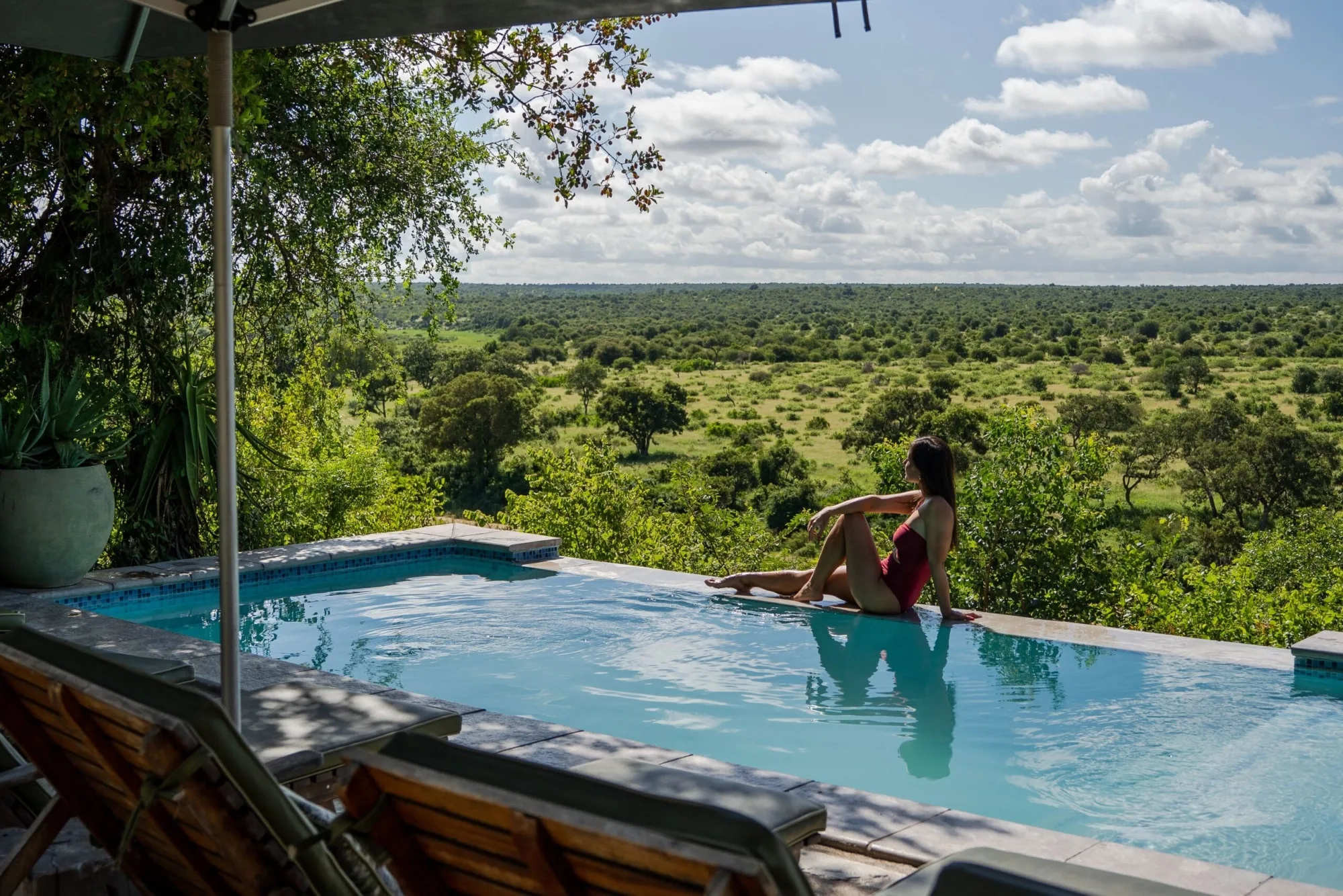 Safari lodge in Africa