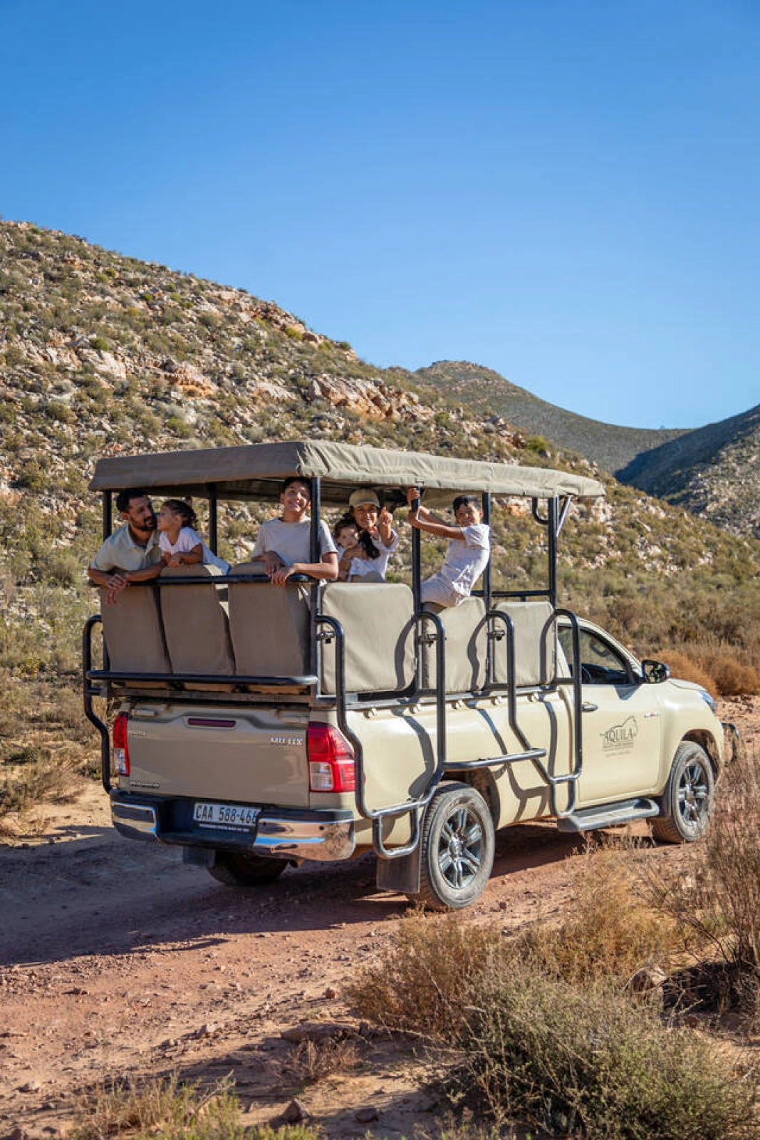 Safari lodge in Africa