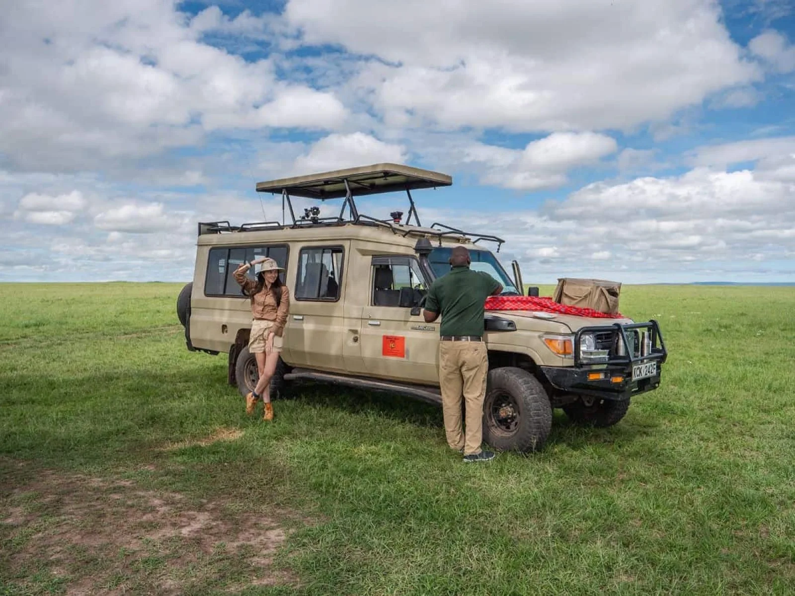 Safari lodge in Africa