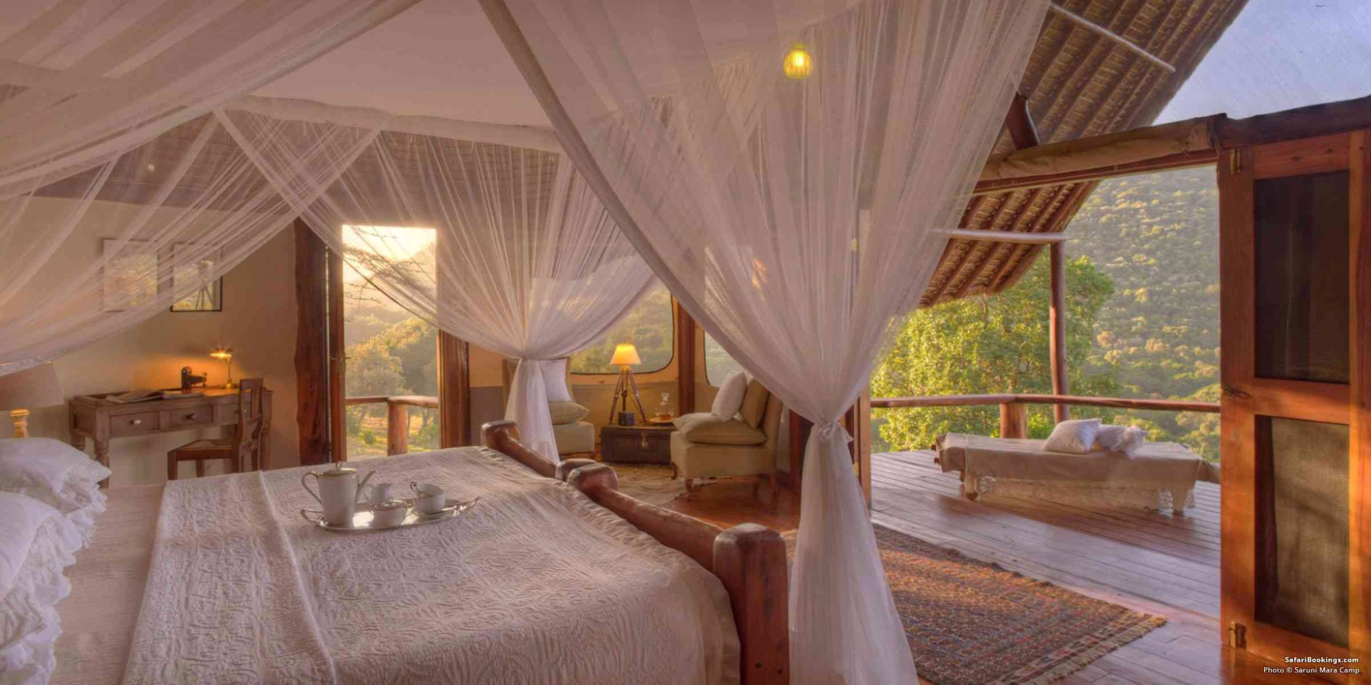 Safari lodge in Kenya