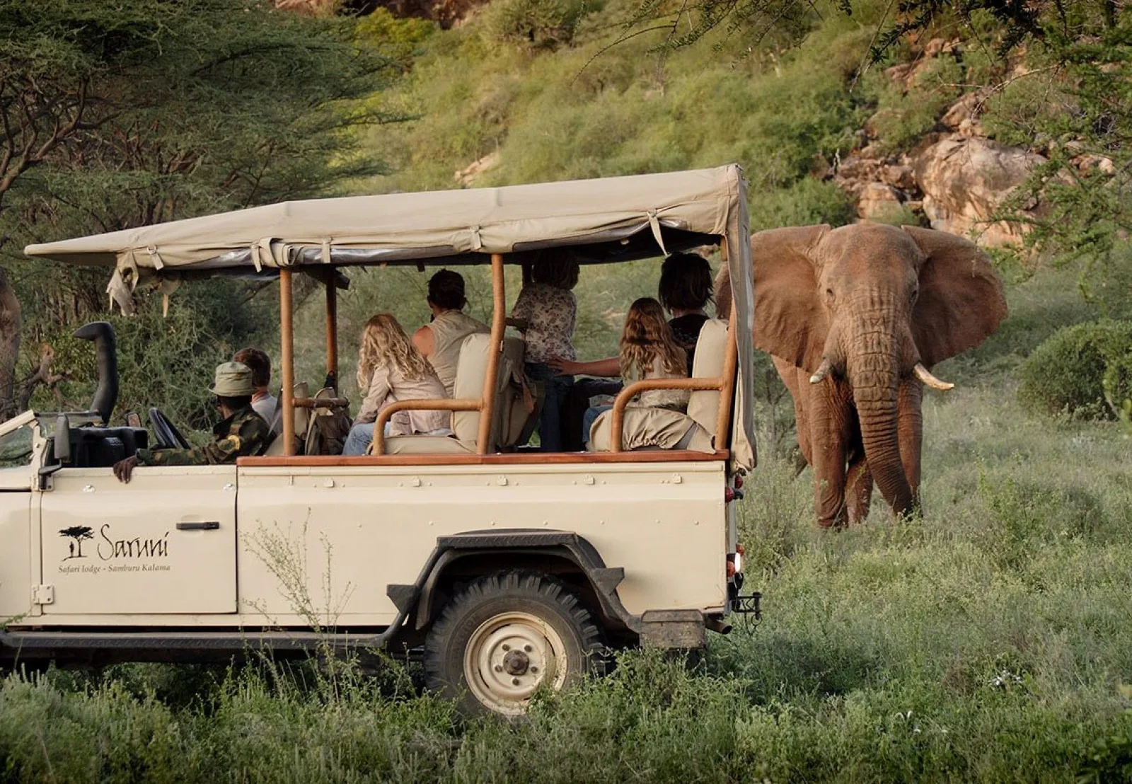 Safari lodge in Africa