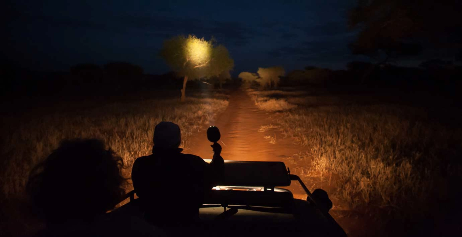 What is a night game drive like in Africa?