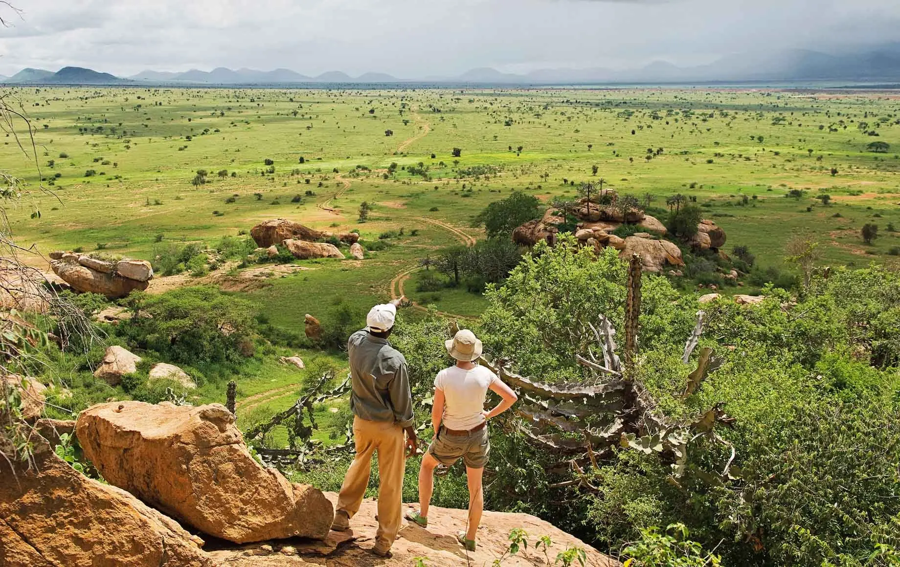 What is a walking safari like in Africa?