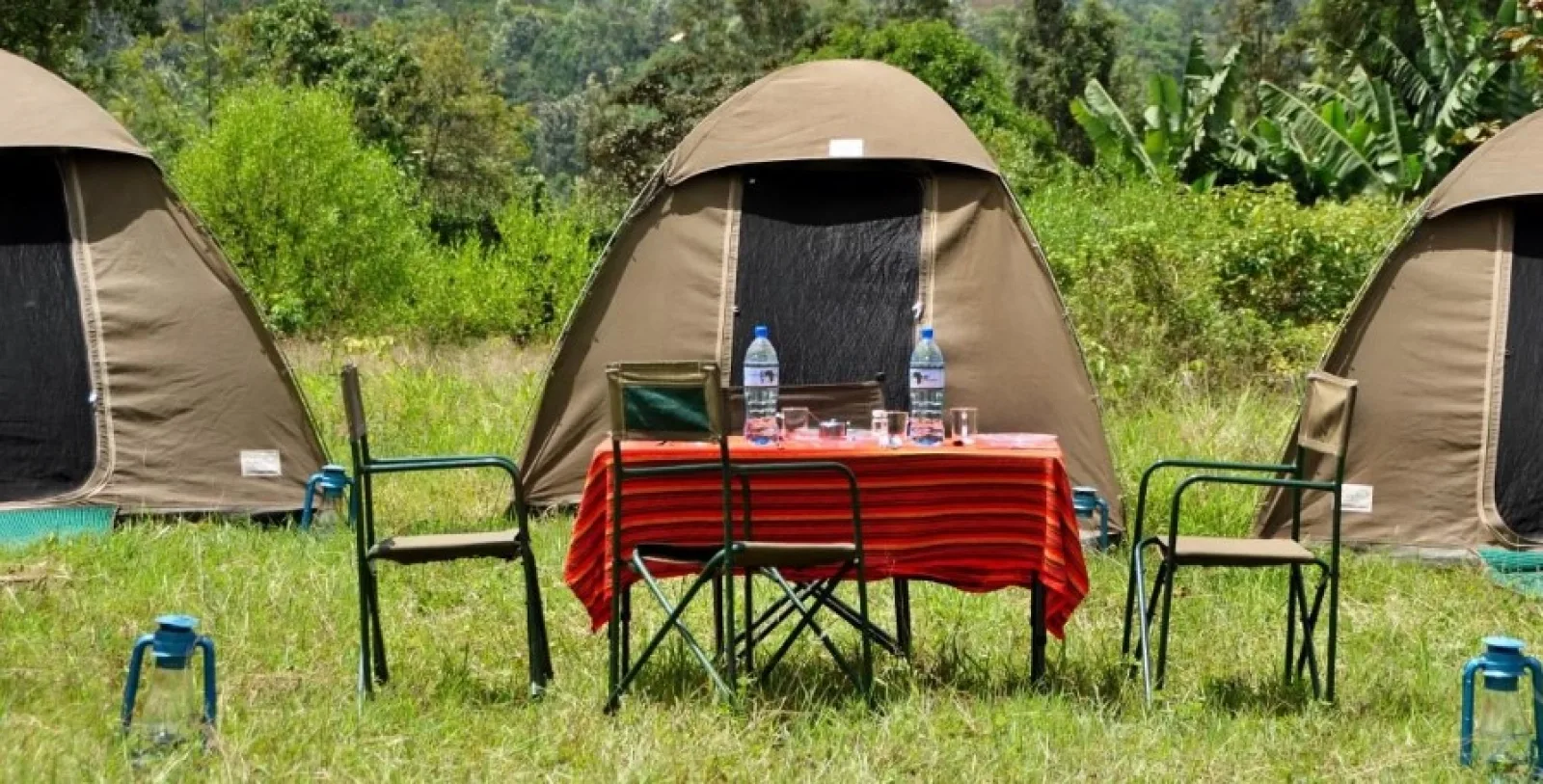 Camping avec équipe