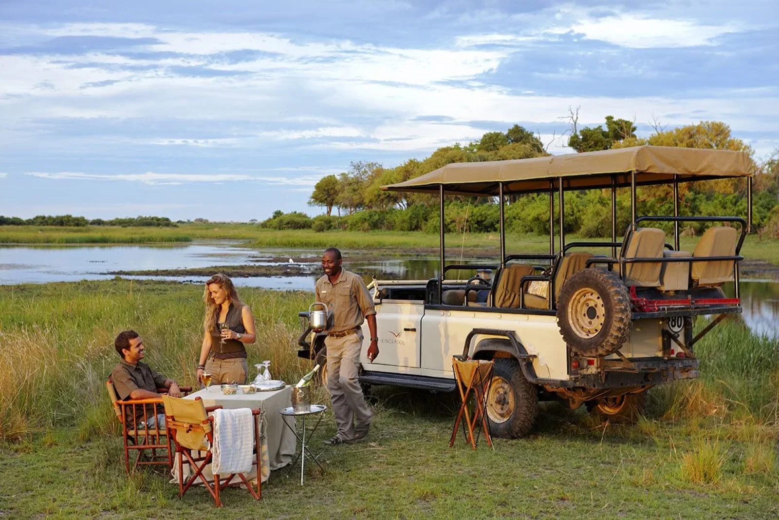 Game drive in Botswana