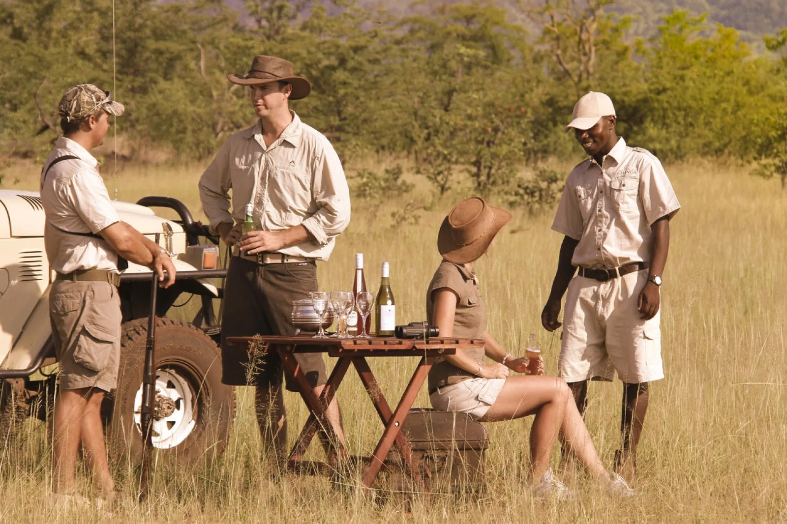 Game drive in Uganda