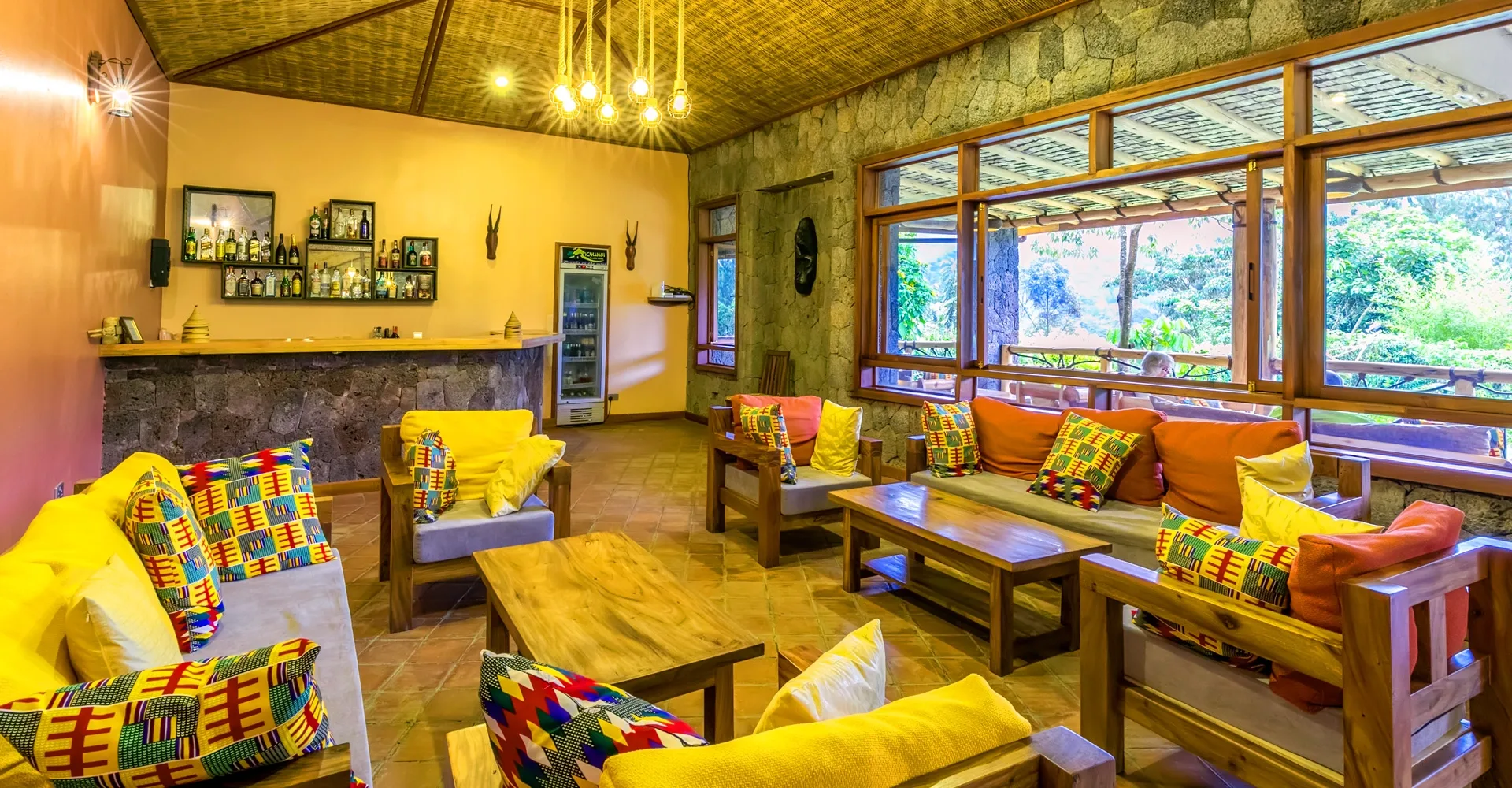 Lodge near Bwindi Impenetrable Forest for gorilla trekking