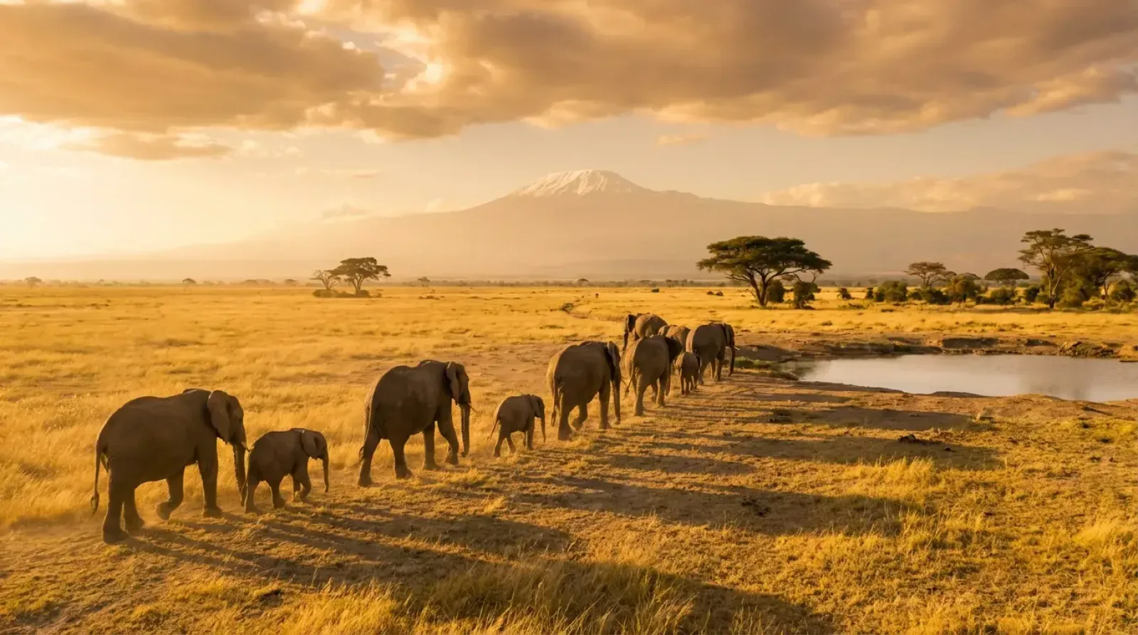 Mountain gorillas in Serengeti