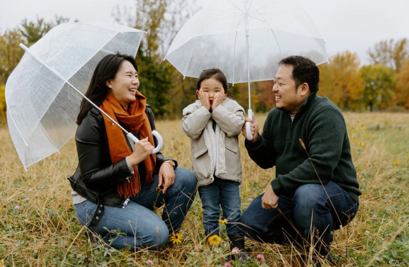 Safari en famille sous la pluie