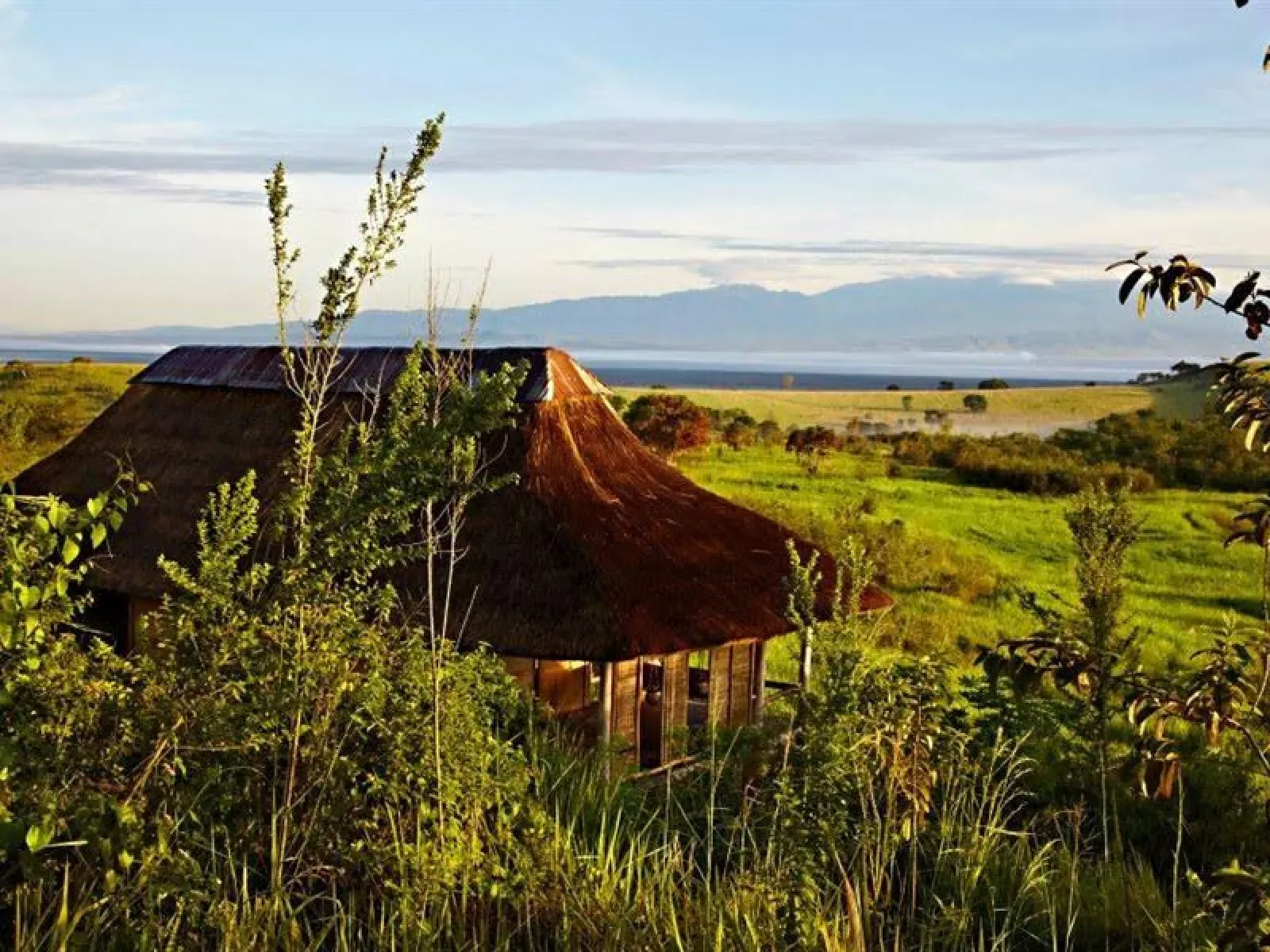 Safari lodge in Africa