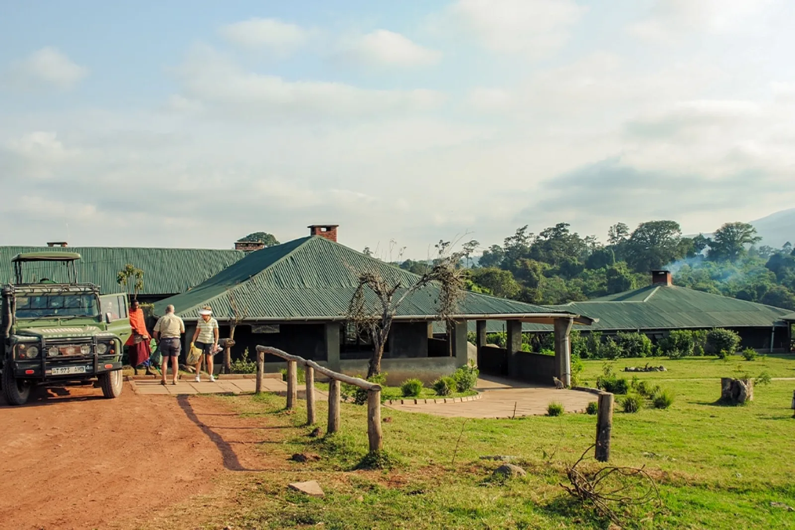 Safari lodge in Africa