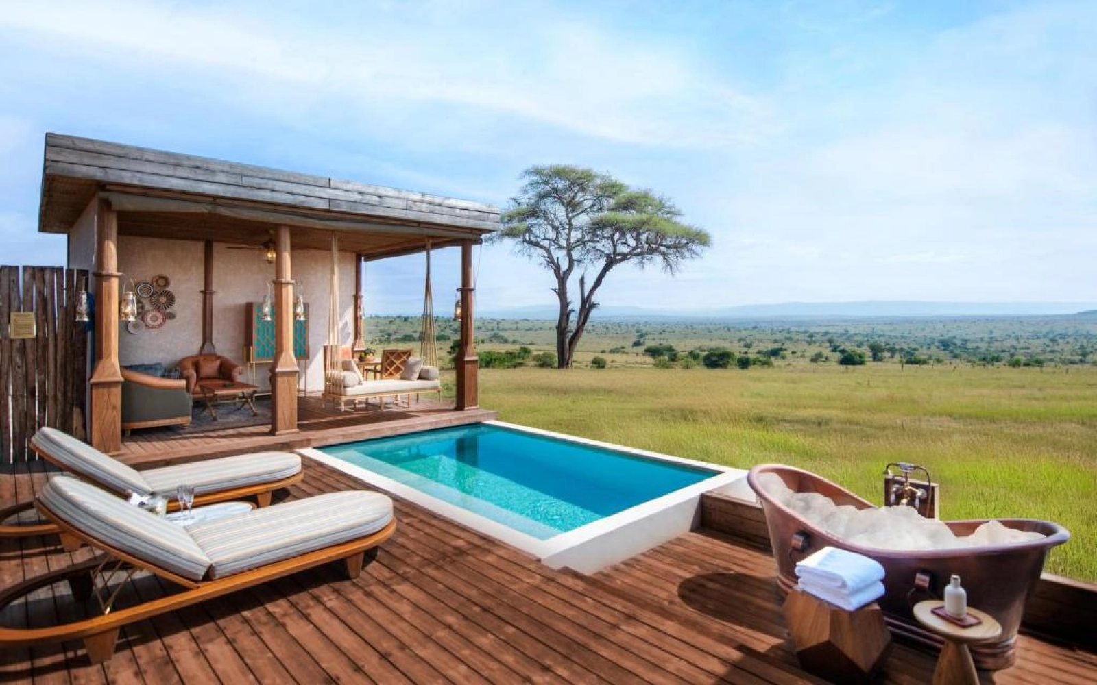 Safari lodge in Masai Mara