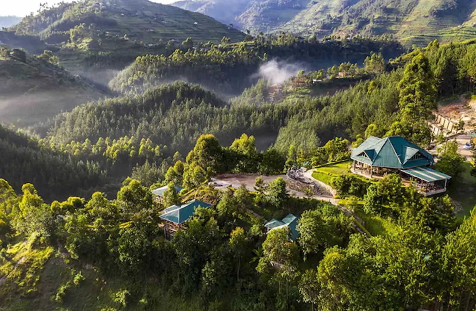 Safari lodge in Uganda