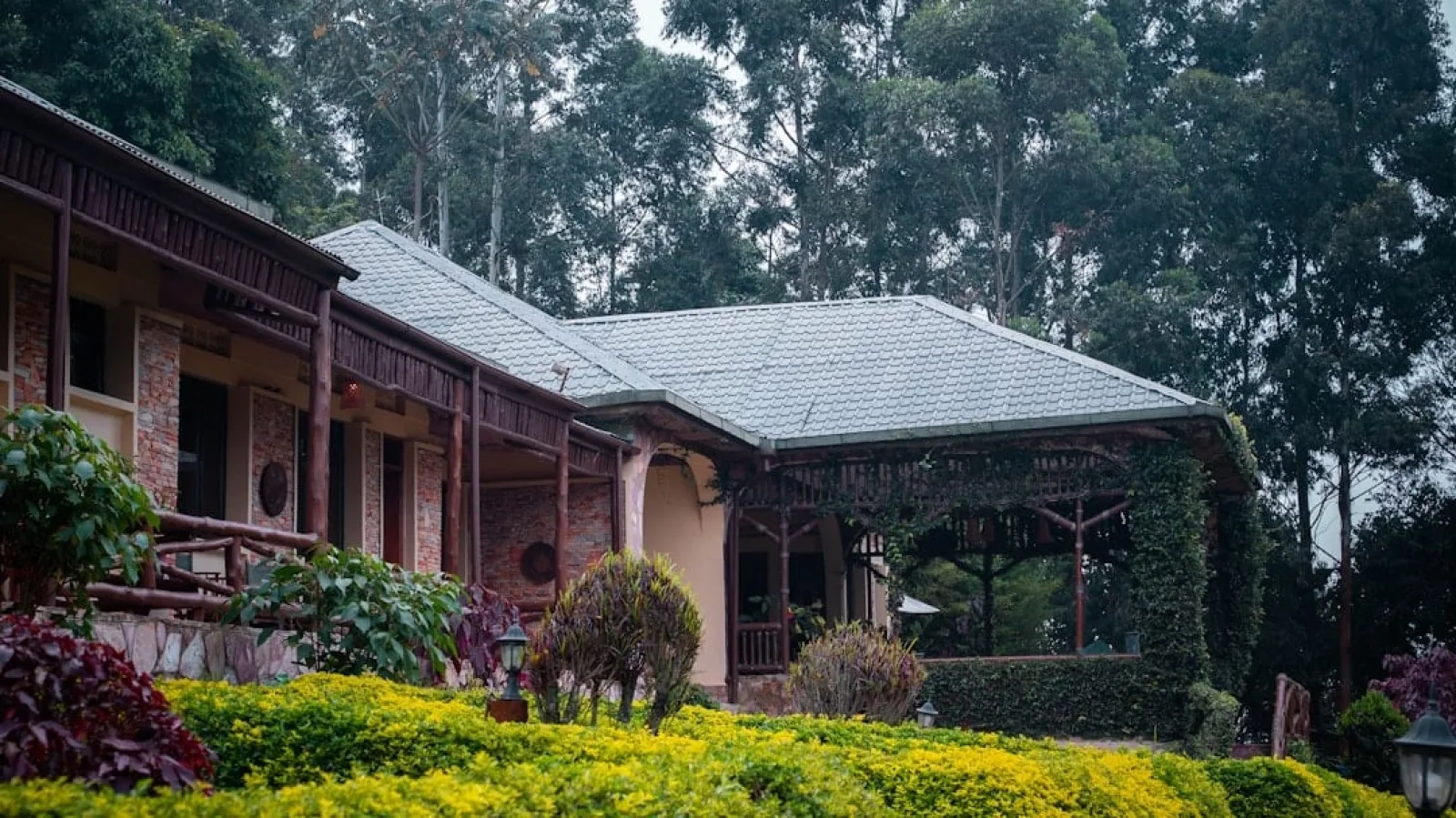 Safari lodge in Uganda