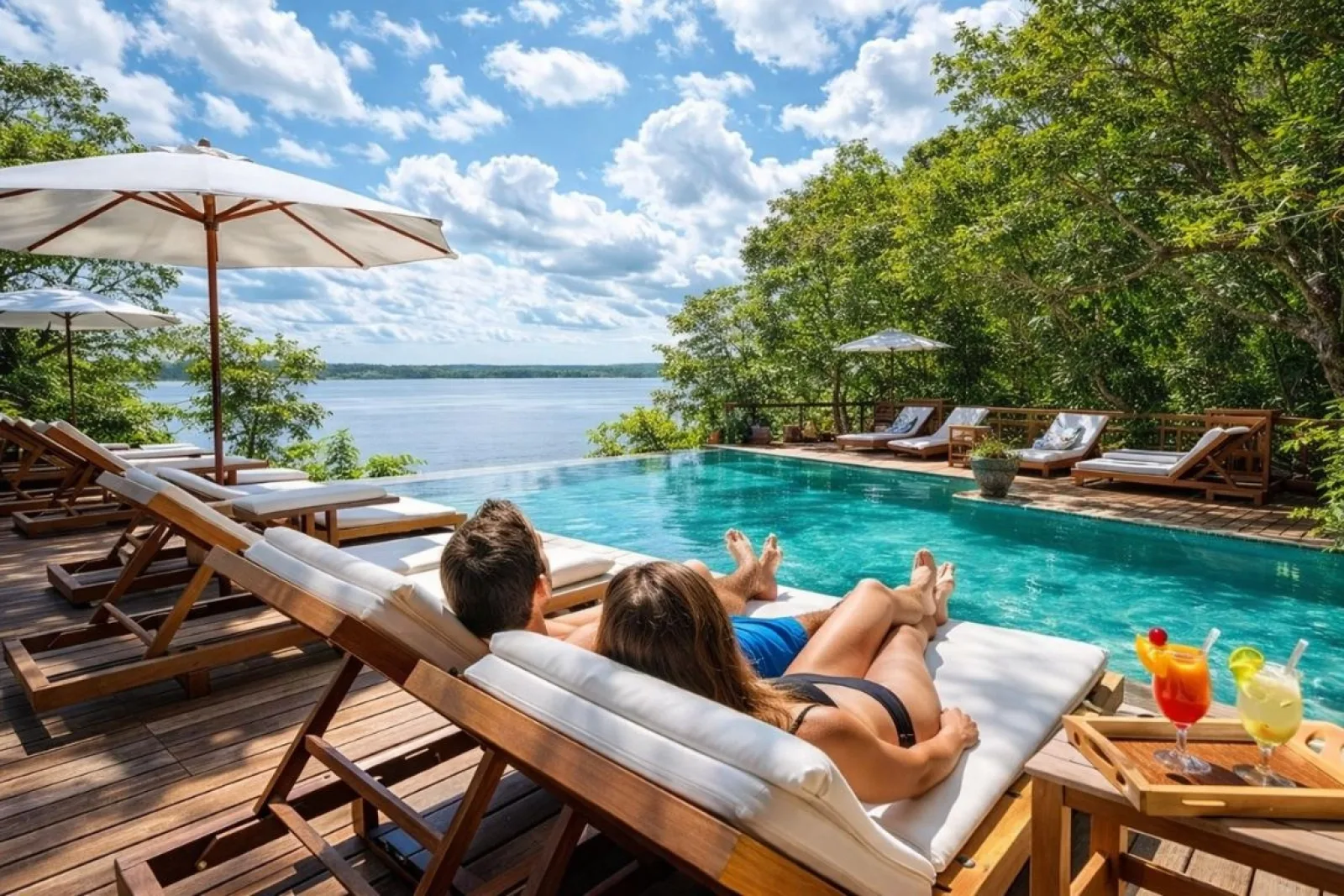 Safari lodge in Uganda